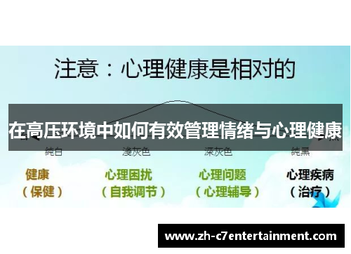 在高压环境中如何有效管理情绪与心理健康